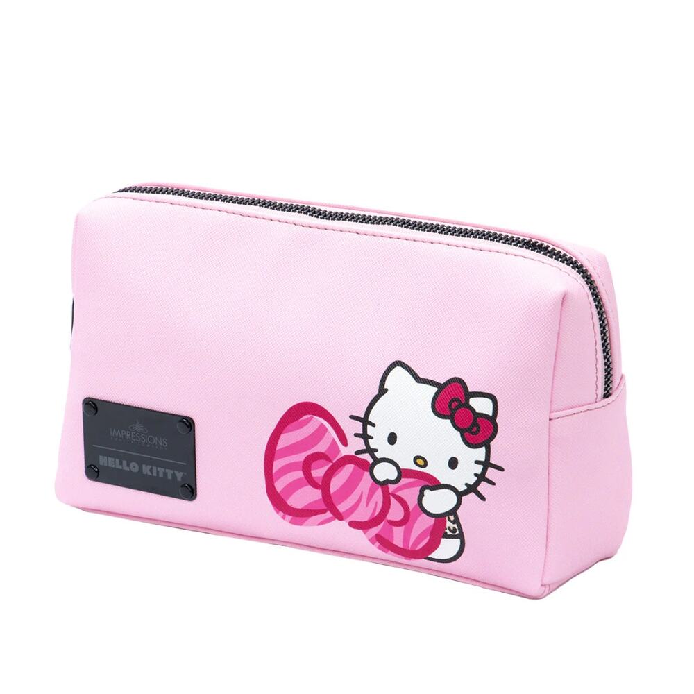 IMPRESSIONS VANITY HELLO KITTY COSMETIC POUCH RETAIL $30 1 AVAIL